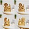 Lord Vishnu and Lakshmi Ji Brass Statue Rest Upon Shesha Naag Hindu God Goddess Religious Idol Figurines for Mandir Pooja Home Temple Diwali Puja - Housewarming Gift